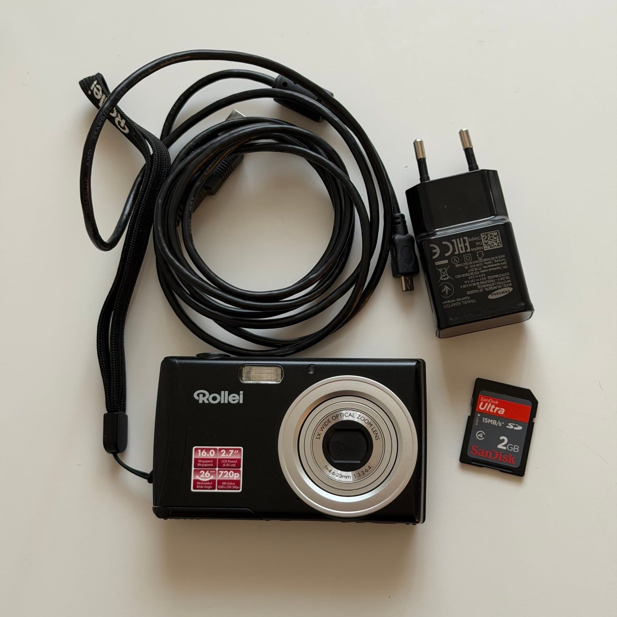Digitalkamera Rollei 16,0 megapixlar och 5x optisk zoom – fullt fungerande