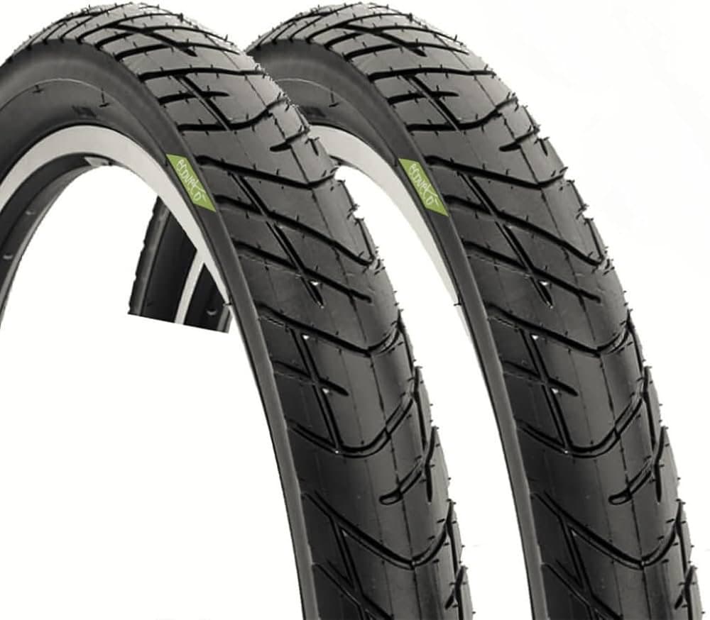 2 x Black Ecovelo Tires (26x2.125, 57-559)