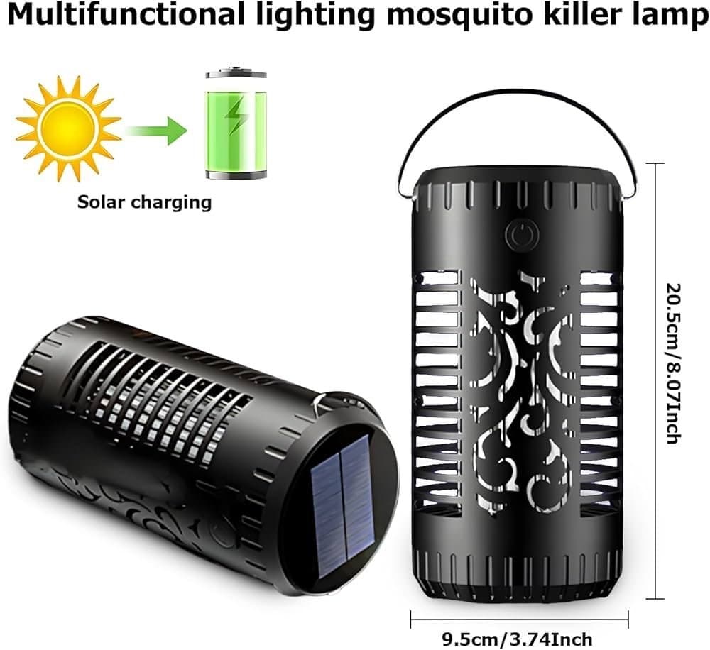 Solcellsdriven myggdödarlampa