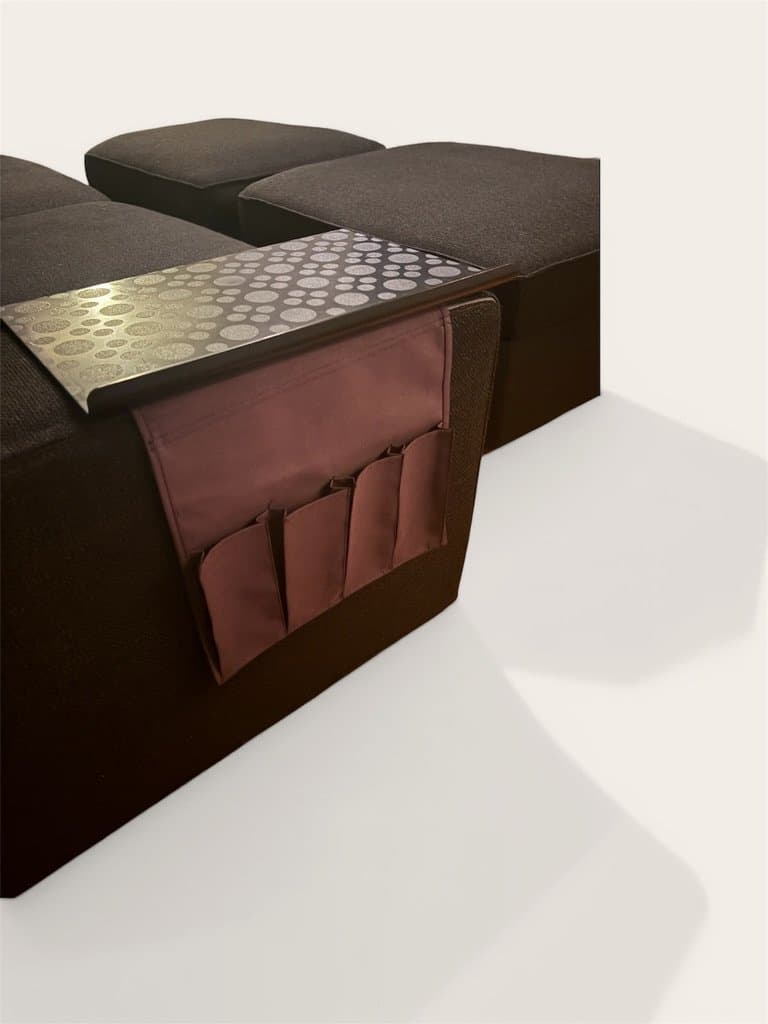 IKEA Kivik Bäddsoffa (Svart) + 2 st Förvaringspallar