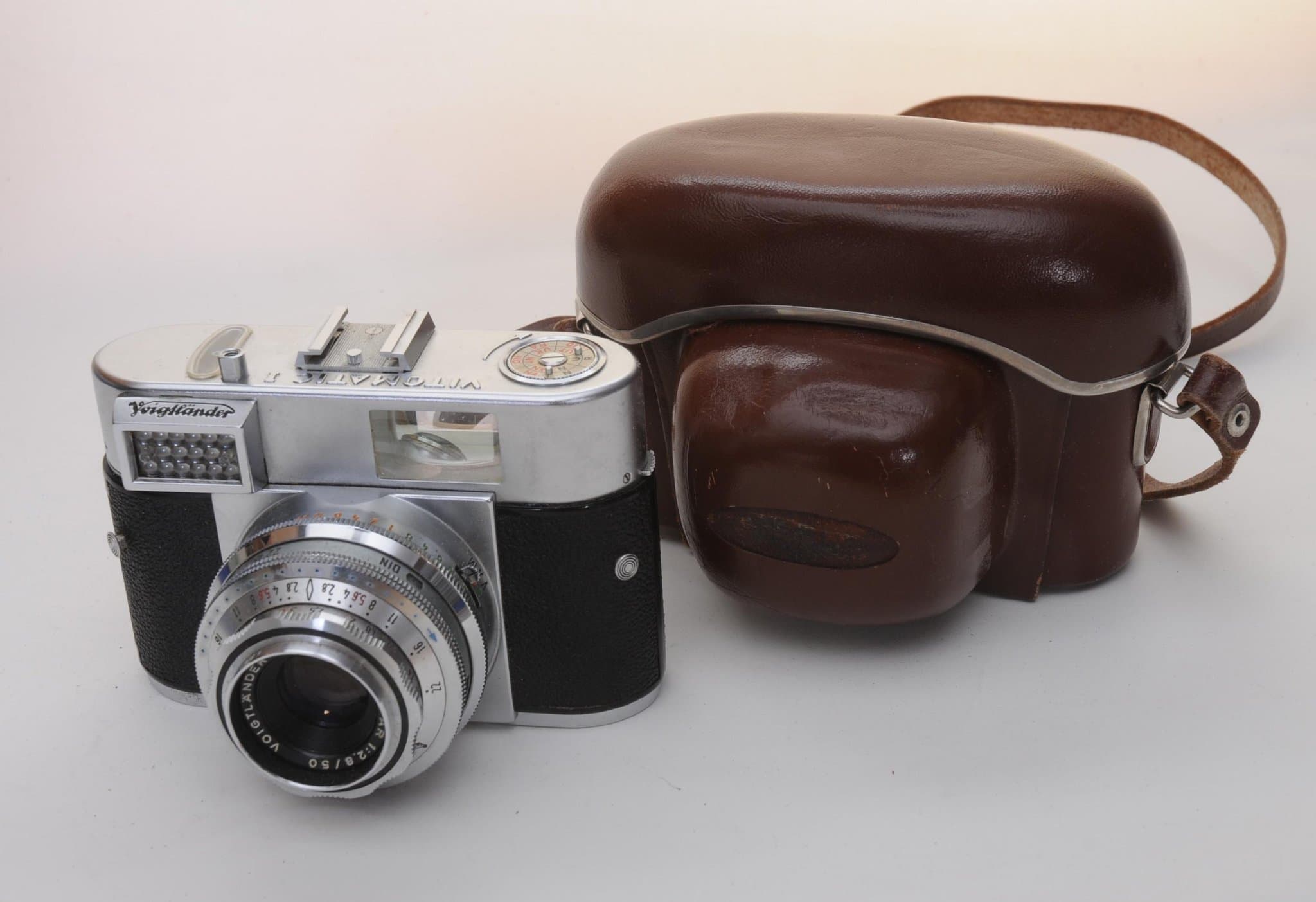 Klassisk Voigtländer Vitomatic I med Väska