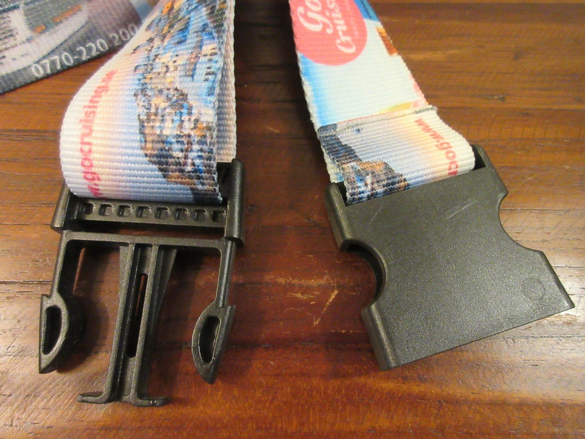 RESVÄSKEREM, PRAKTISK, REJÄL OCH SNYGG , REKLAM GO CRUISING , OANVÄND