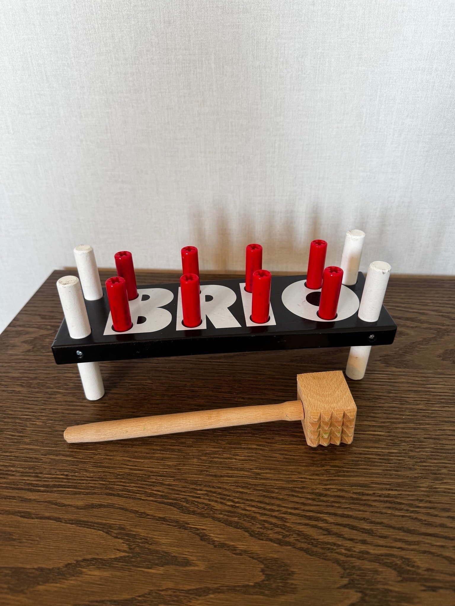 BRIO Bankbräde med hammare och pluggar