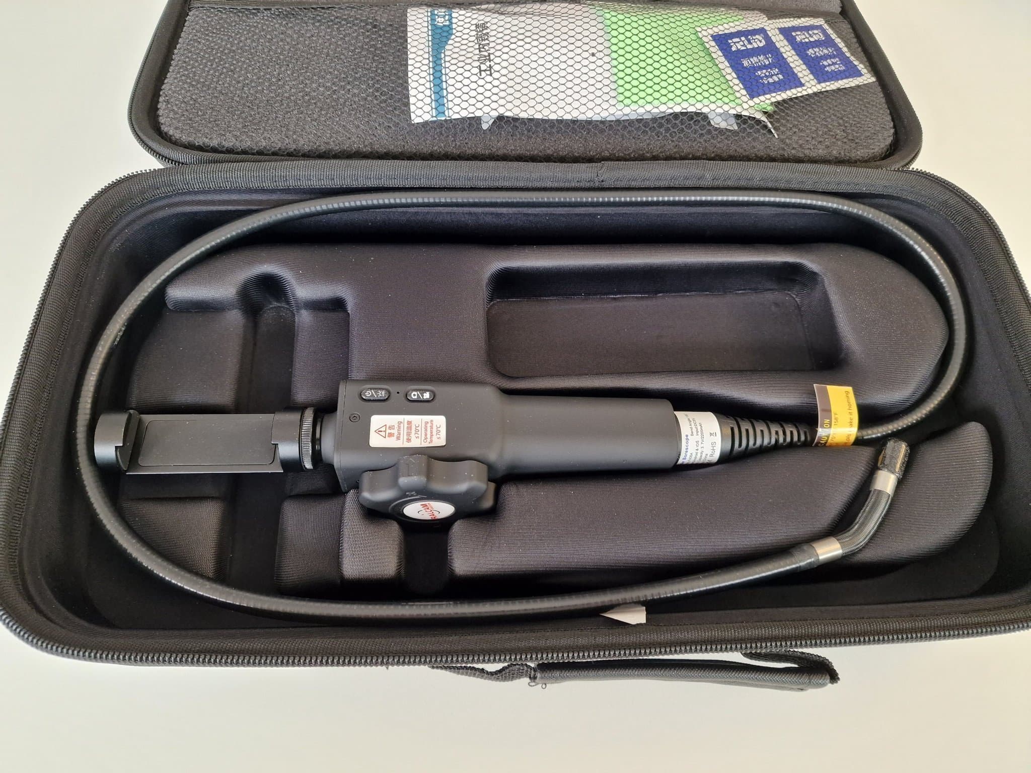 NYTT Endoskop med rörligt huvud HD 5.0MP Kamera inspektionskamera ljus