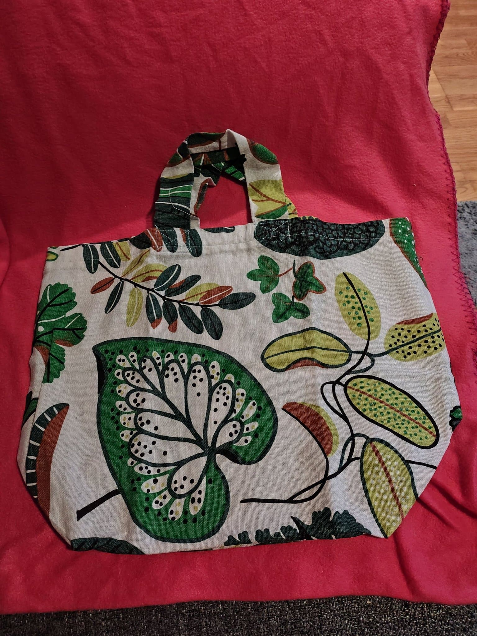Flerfärgad tygkass Zero Waste