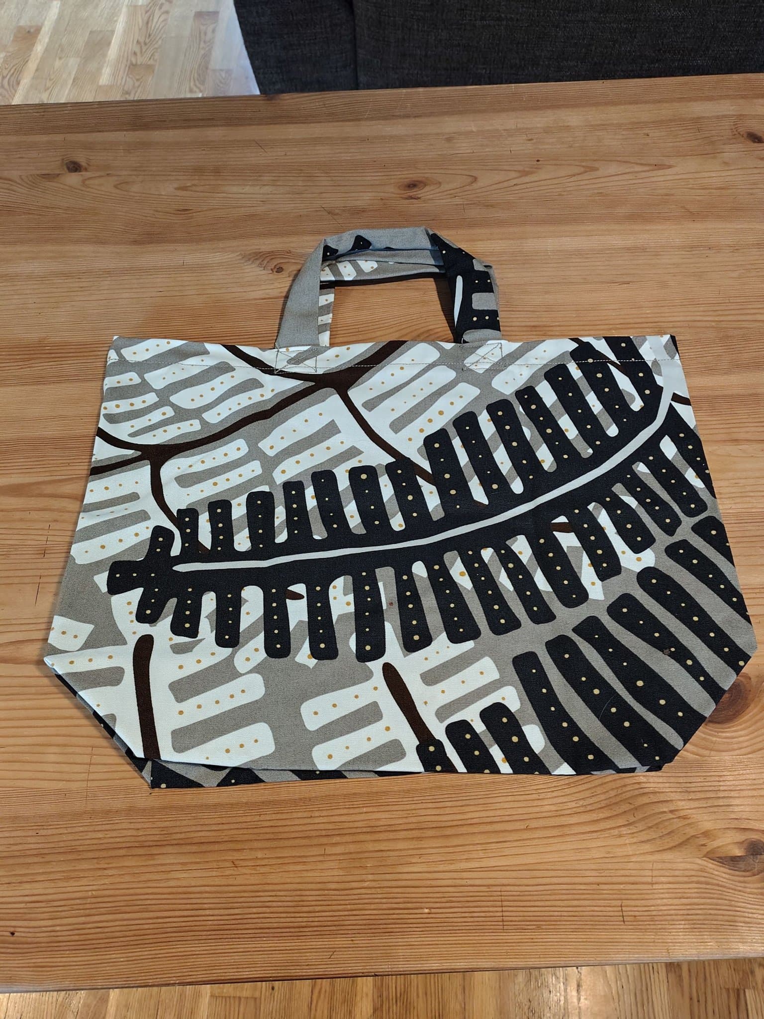 Flerfärgad väska tygkass Zerowaste återbruk