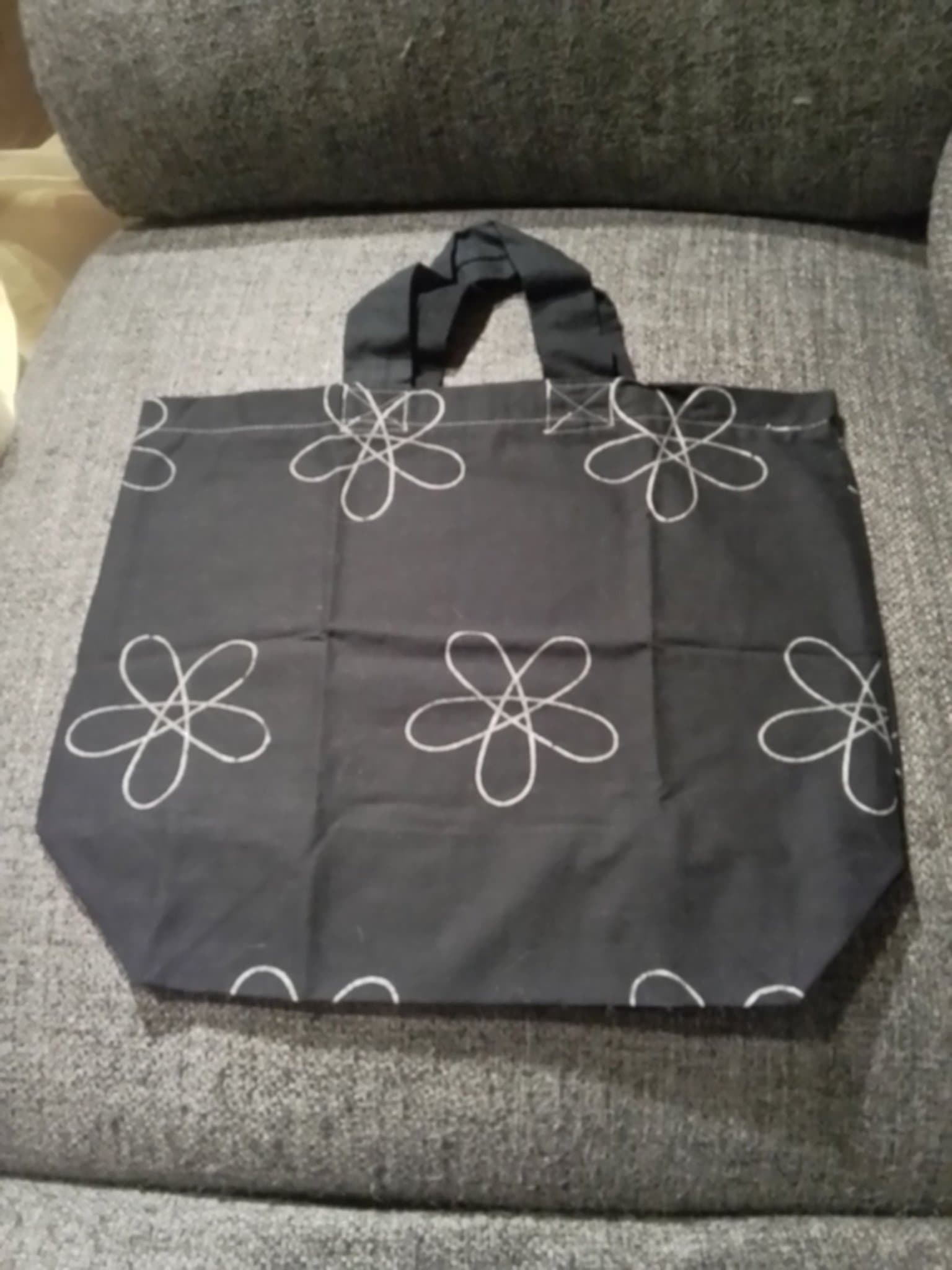 1 Tygkasse, återbruk , svart