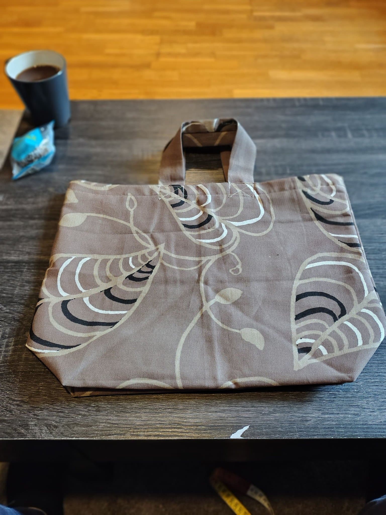 Brun tygkass zerowaste