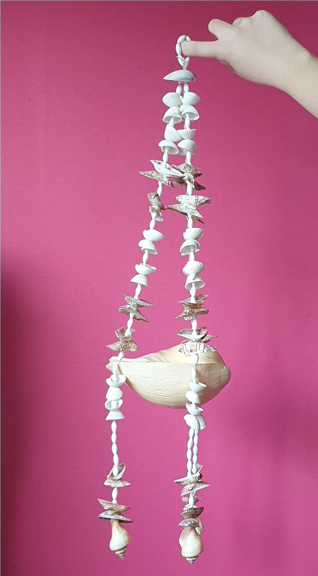 Läcker ampel av snäcka höjd 60cm bredd15cm