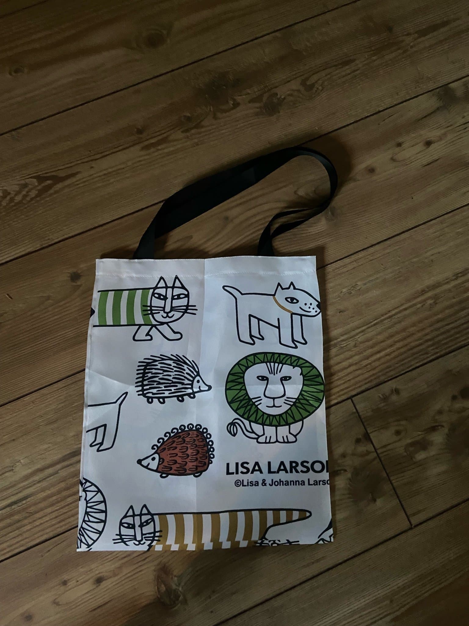 Lisa Larson tygkasse vit
