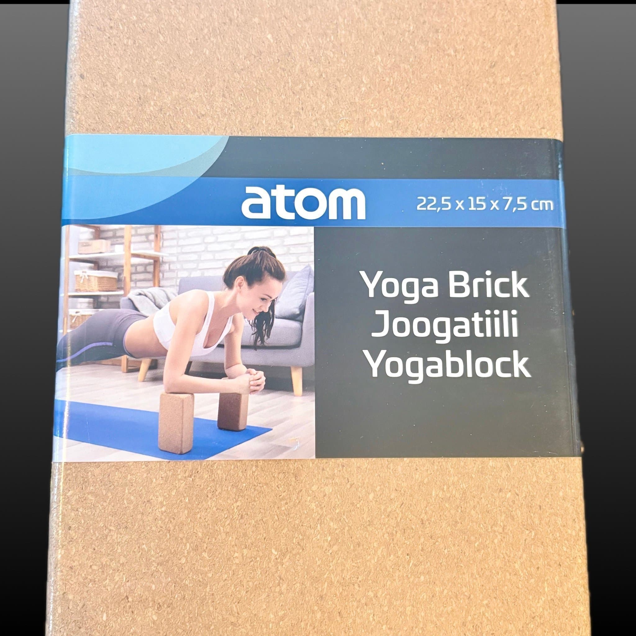 Nytt! Yoga Block i kork från Atom - kvalitetsblock