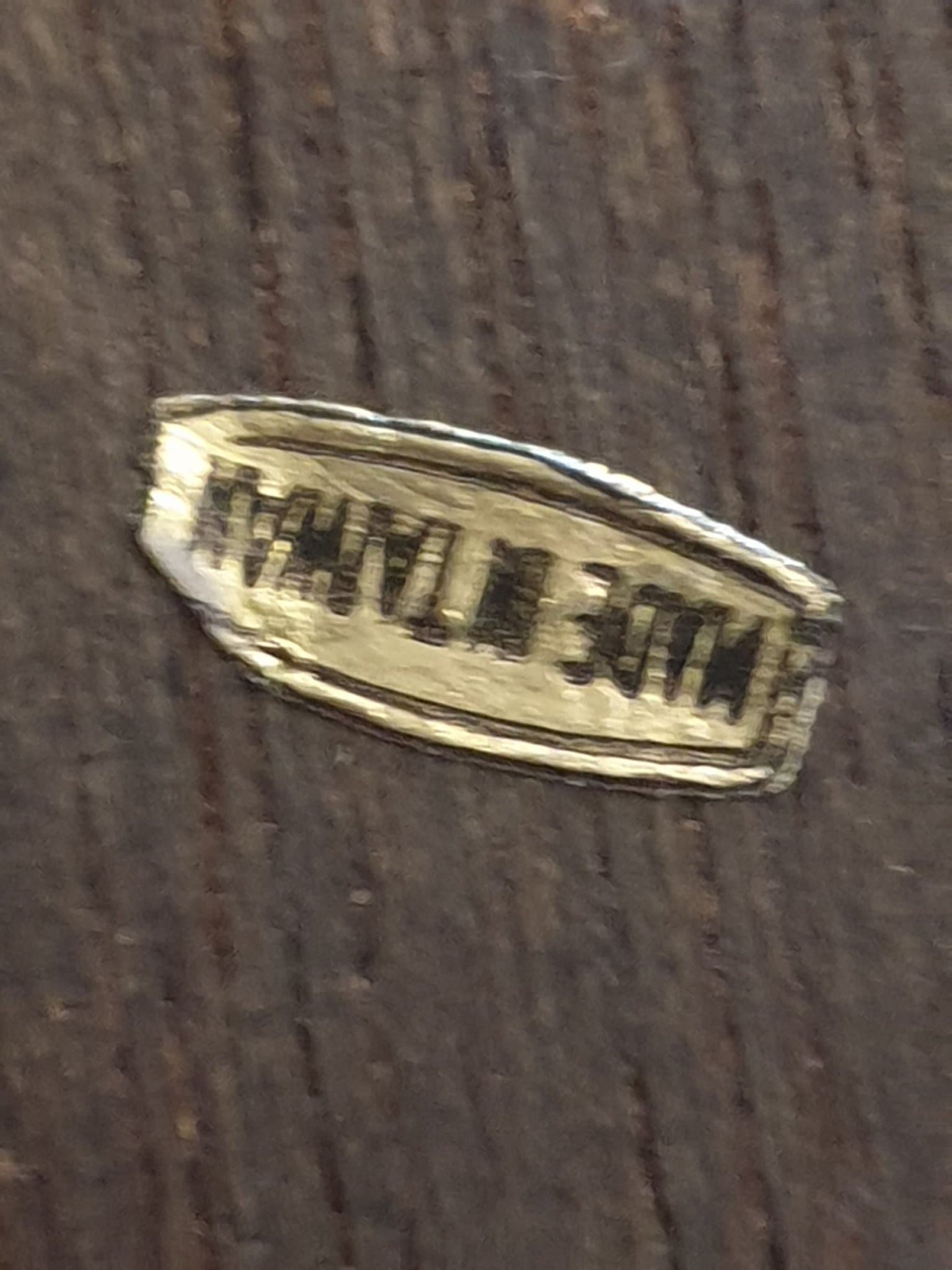 Mechanin Hylla med fack för små saker miniatyr Franklin mint prylhylla 80tal