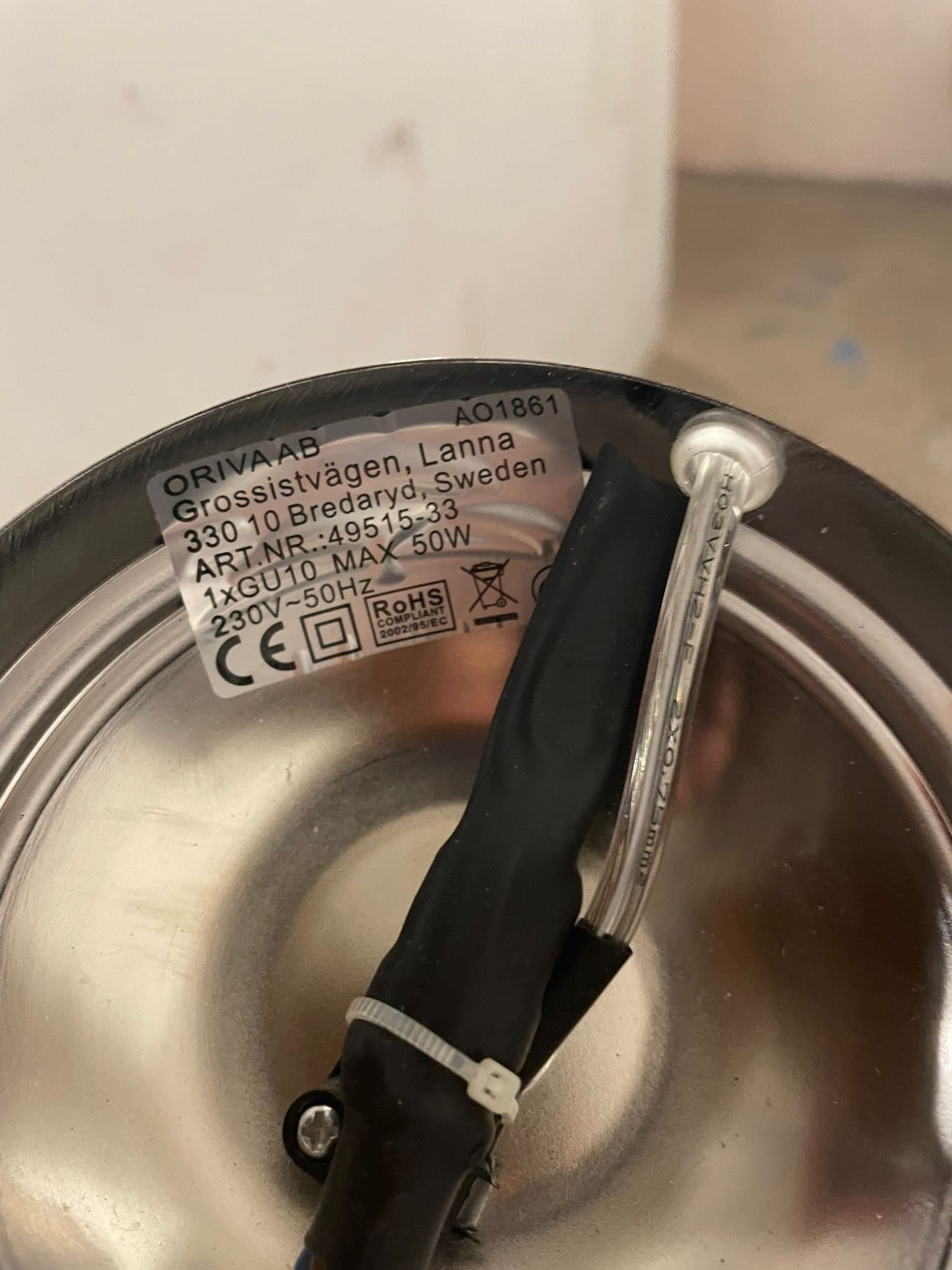 ORIVA AB Lanna Spotlight GU10 Max 50W