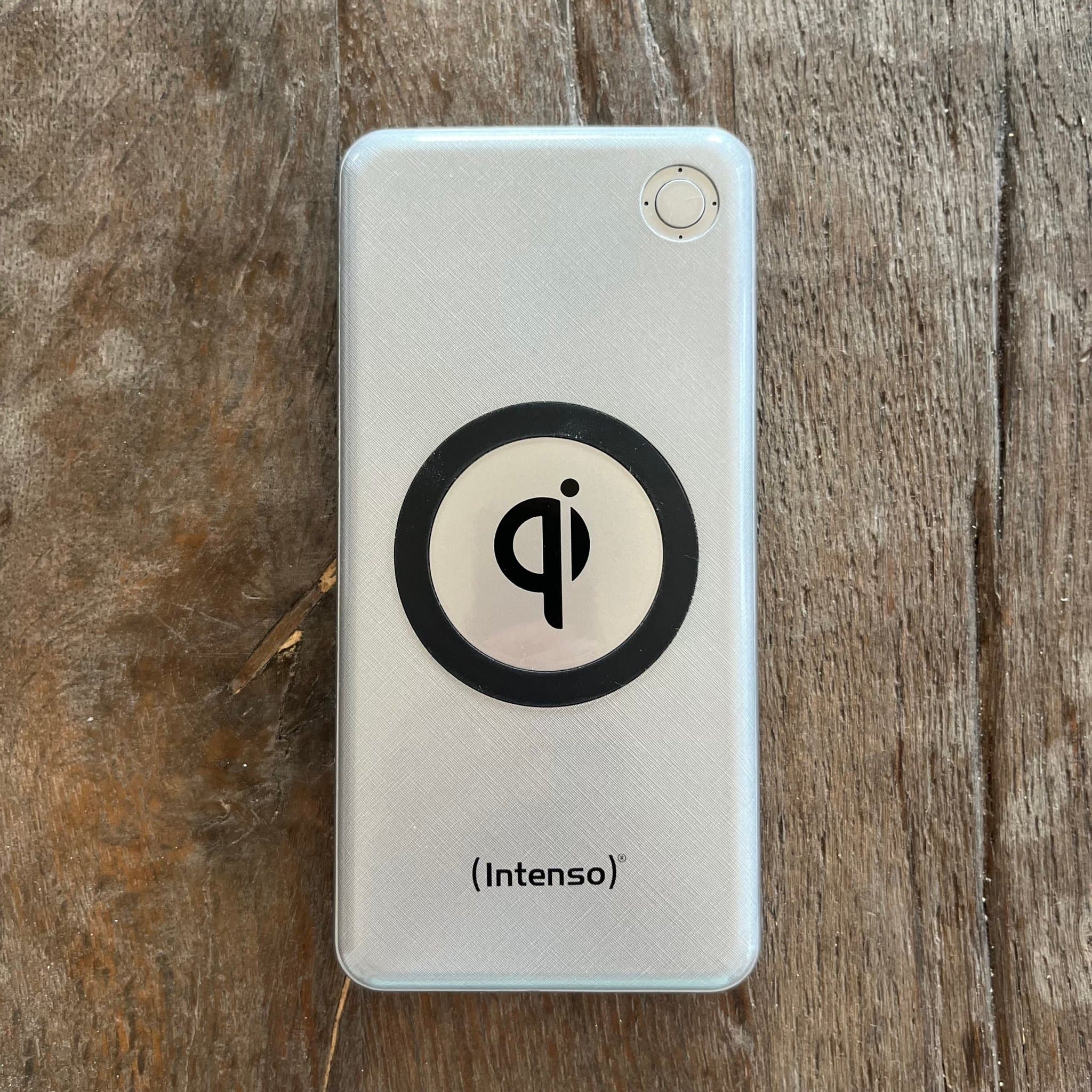 Intenso Powerbank WP10000 med trådlös laddning