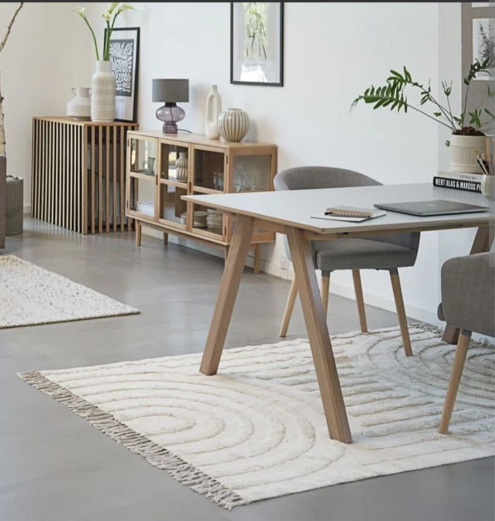 NY Tretorn rug matta 140x200 cm i beige. creme, Jysk OÖPPNAD OANVÄND