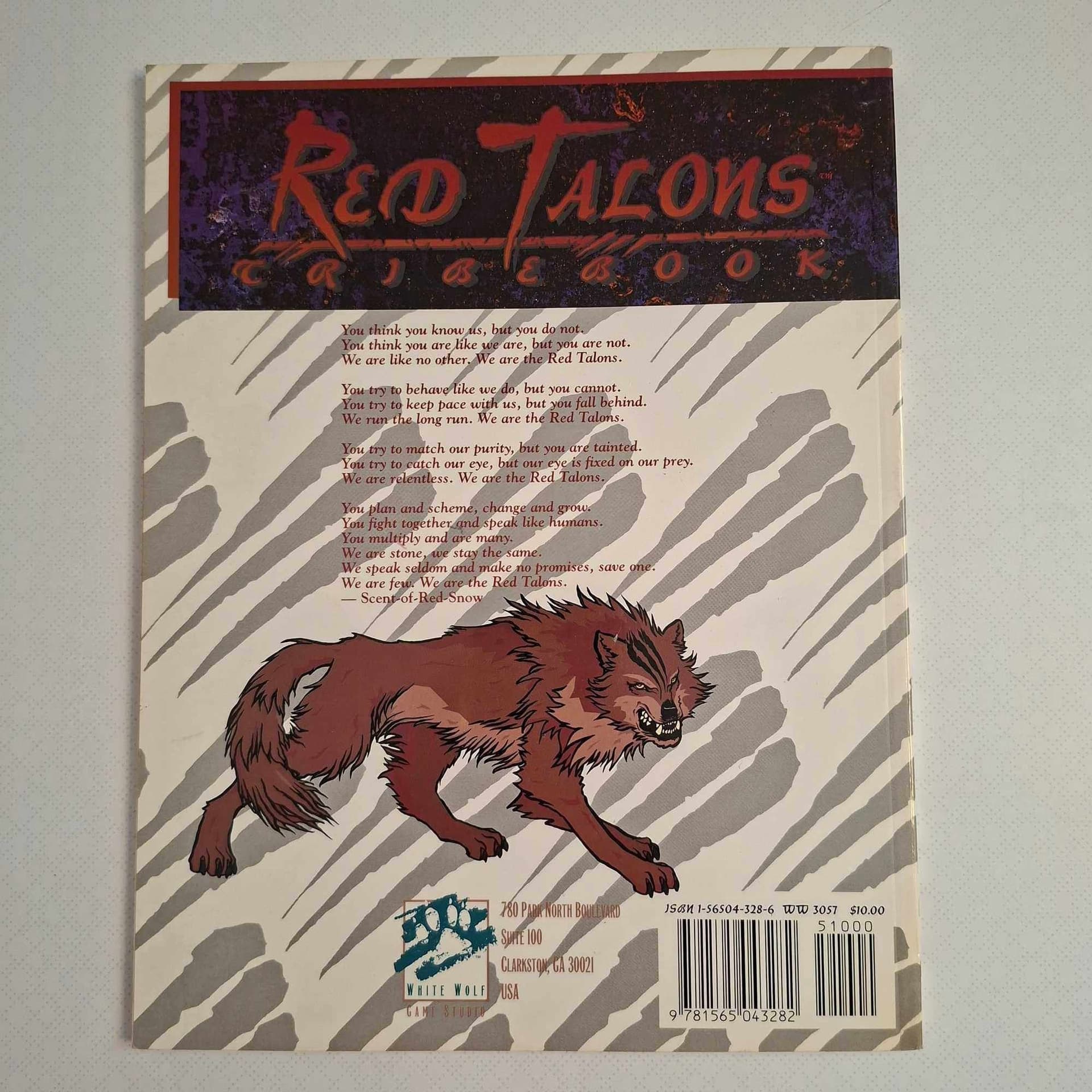 Red Talons Tribebook – Werewolf: The Apocalypse (1st Edition)