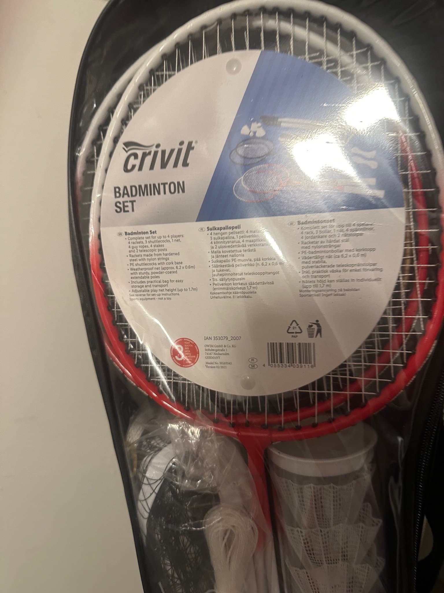 Crivit Badmintonset