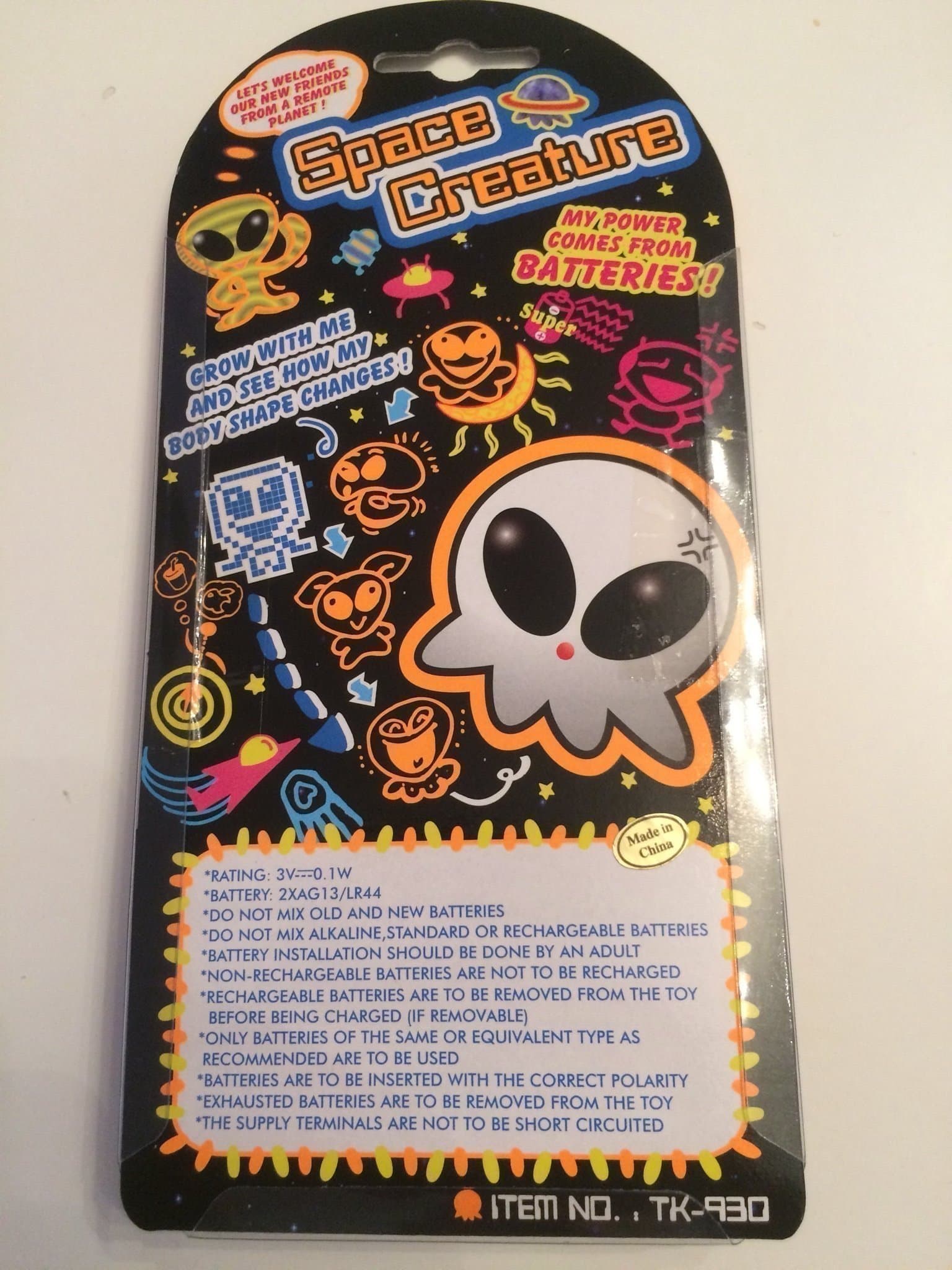 Space Creature x4, original från 90-talet nytt