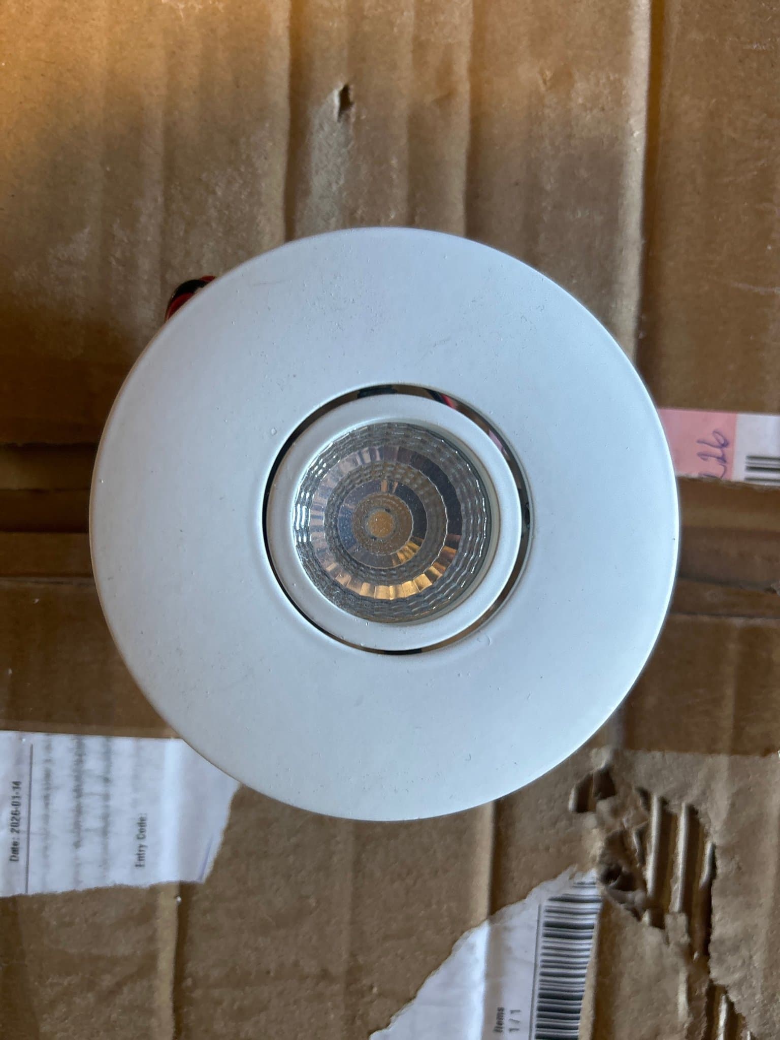 Infälld LED-spotlight P-137 COB Sharp LED 1x5W 3000K