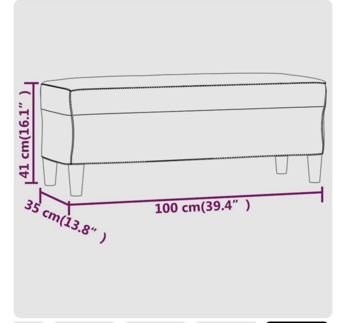Bänk mörkgrön i sammet *NY*