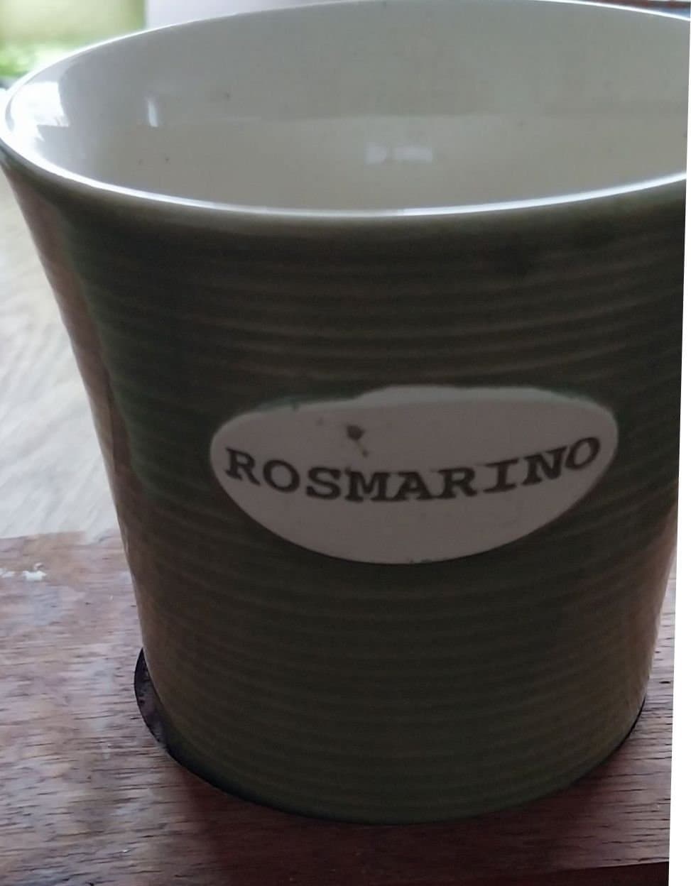 Ört krukor med träbricka - Basilika, Rosmarin, Oregano