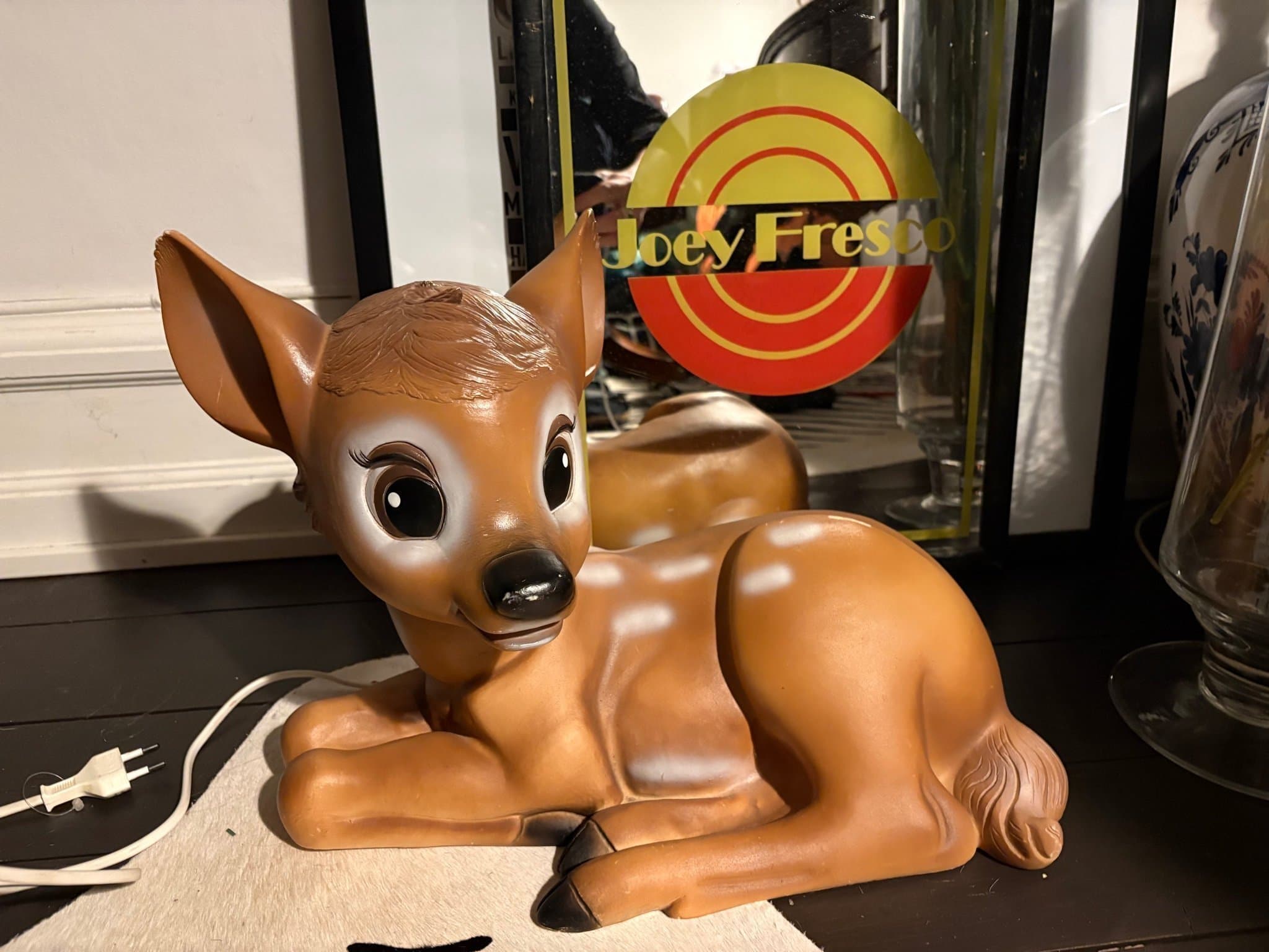 Underbar stor bordslampa fr Heino ”Bambi”