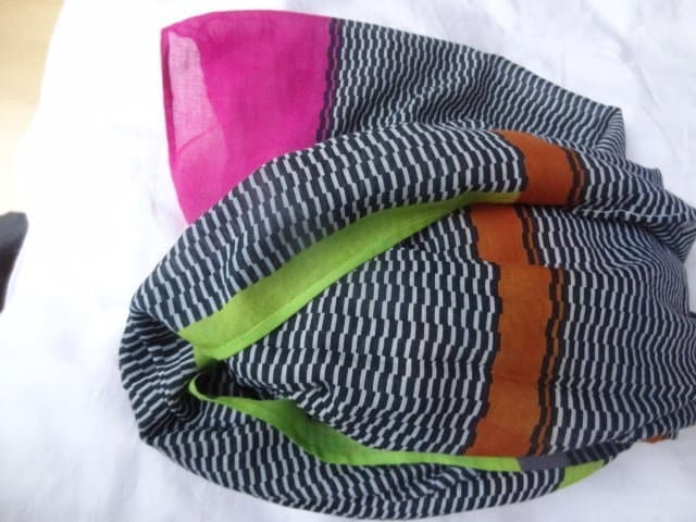 Stor scarf halsduk bomull