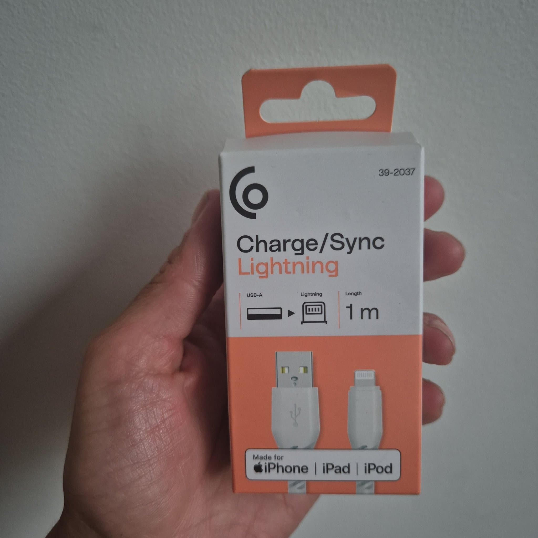 USB-A till Lightning kabel