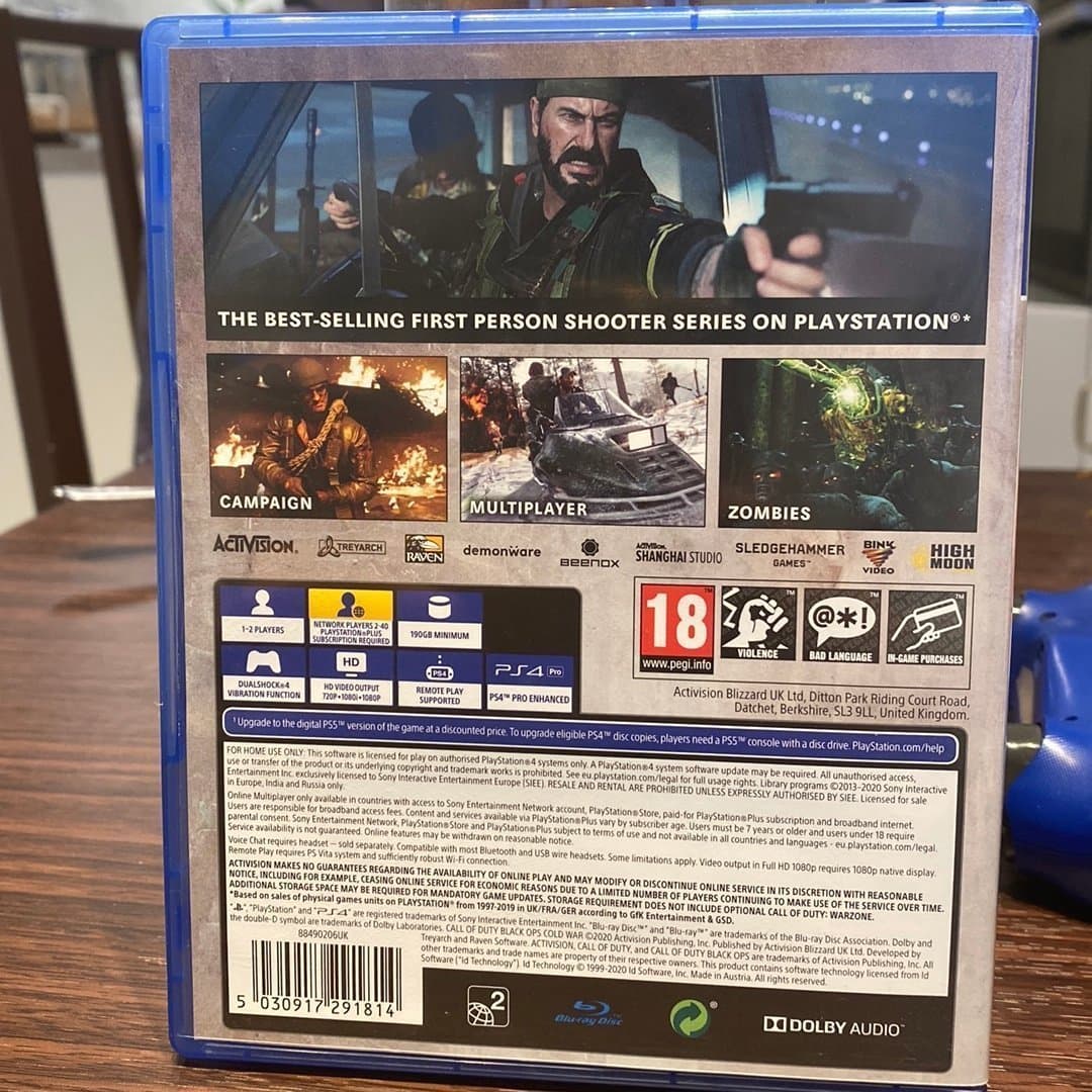 Call of Duty Black Ops Cold War PS4