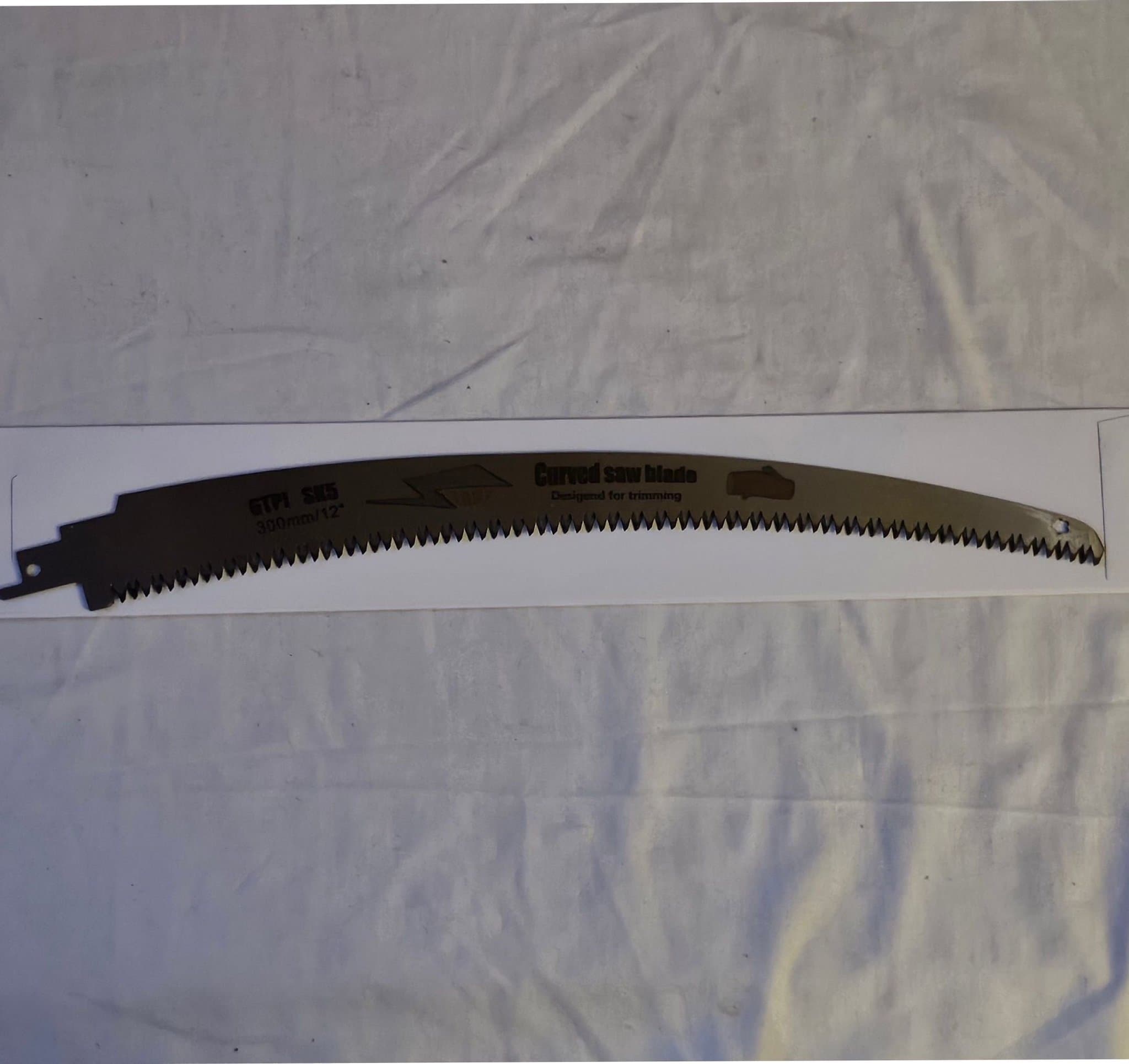 Böjt tigersågsblad för gren-trimning