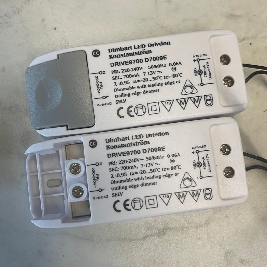 Dimbar LED Spotlight med drivdon, 2-pack