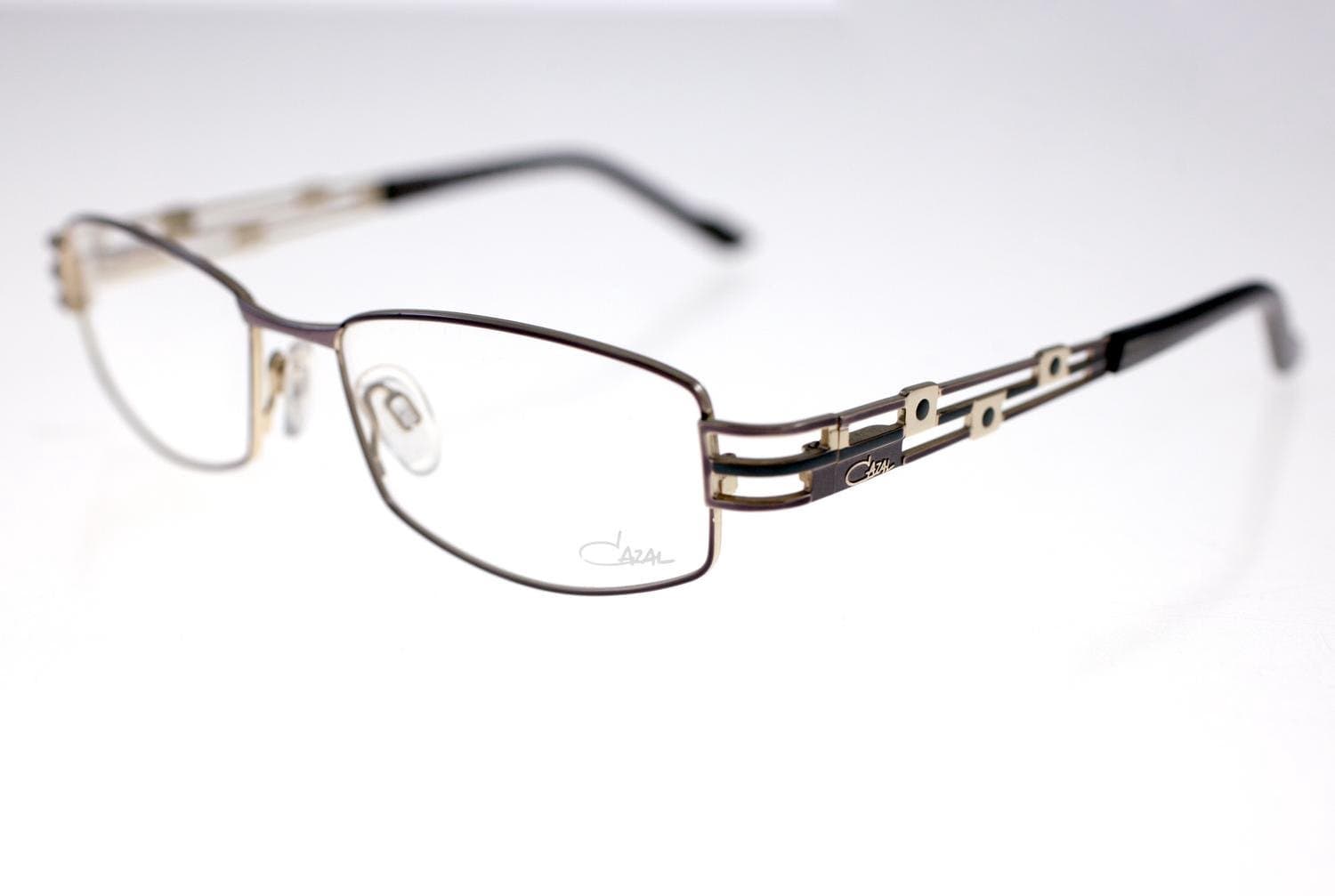 Cazal Mod 4190 Col 002 ladies vintage metal frame-original clear lenses-1980s