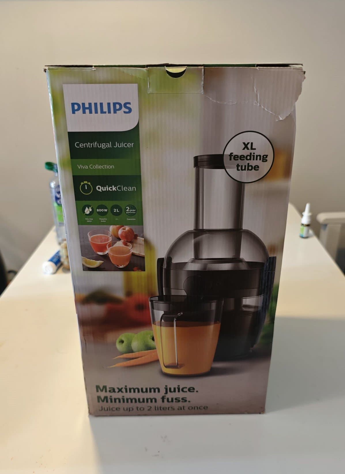 Philips HR1855/70 - Råsaftcentrifug Juicepress - Med Originalkartong