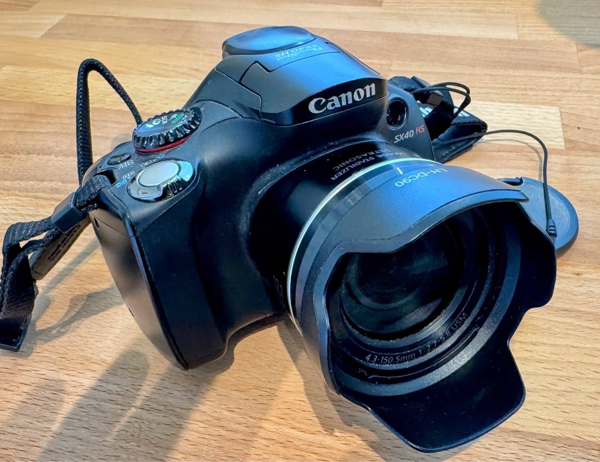Digitalkamera Canon PowerShot SX40 HS med tillbehör