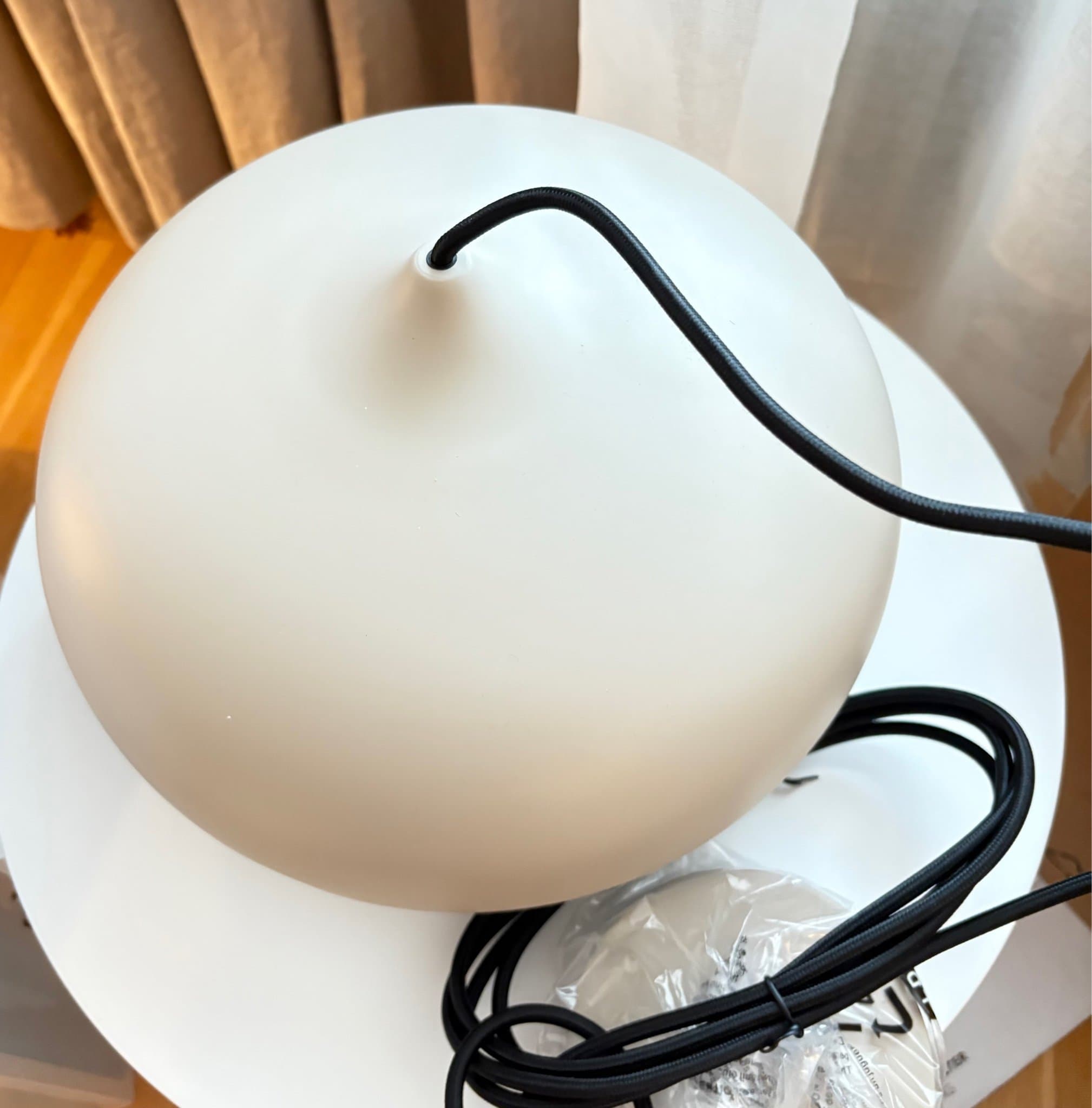 Humble Living Apple Large Pendant - Matt Beige