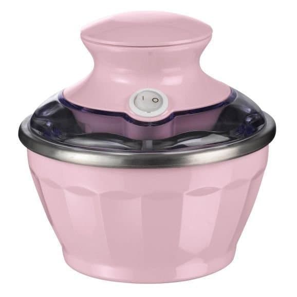 Ny & oanvänd OBH Nordica glassmaskin i ljusrosa