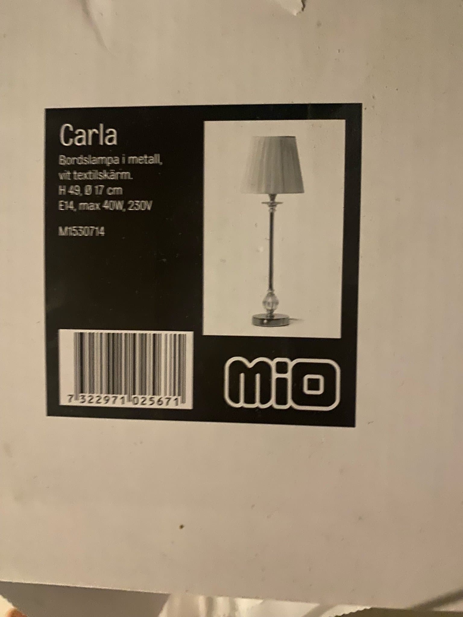 Bordslampa - Carla - MIO
