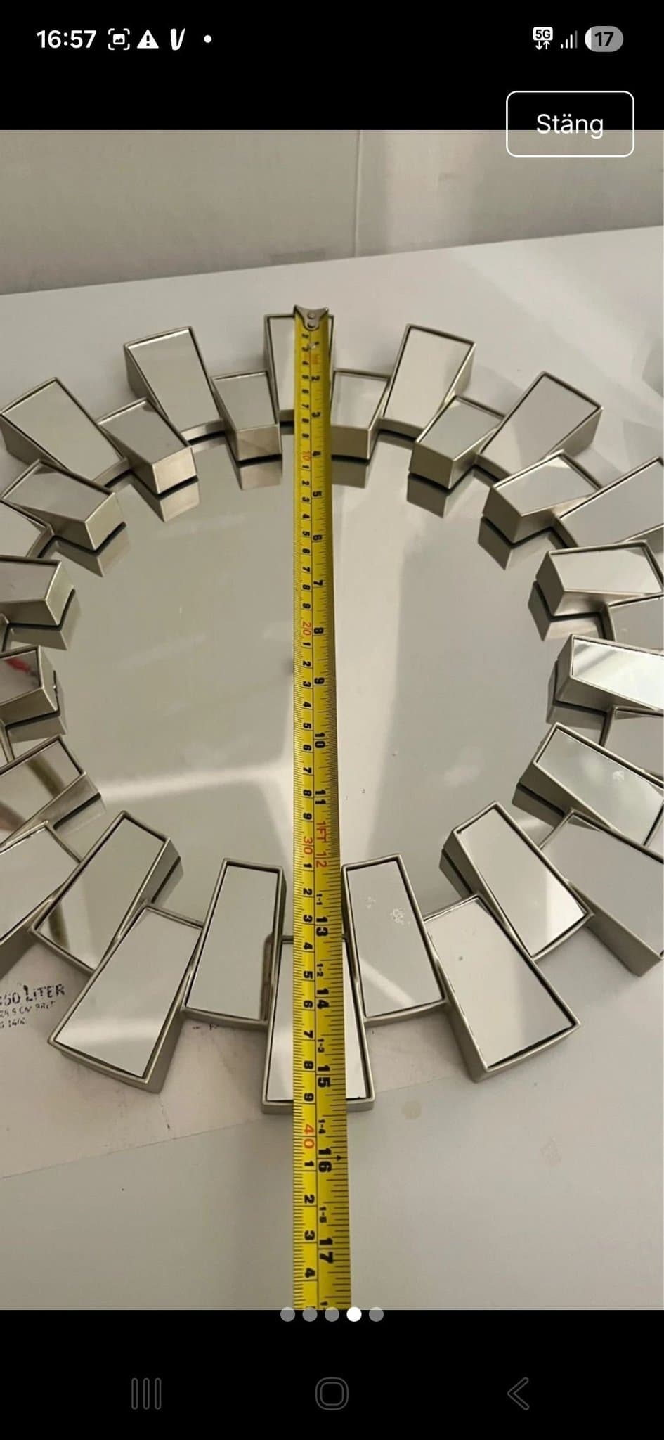 Sol Dekorativ spegel 2 st