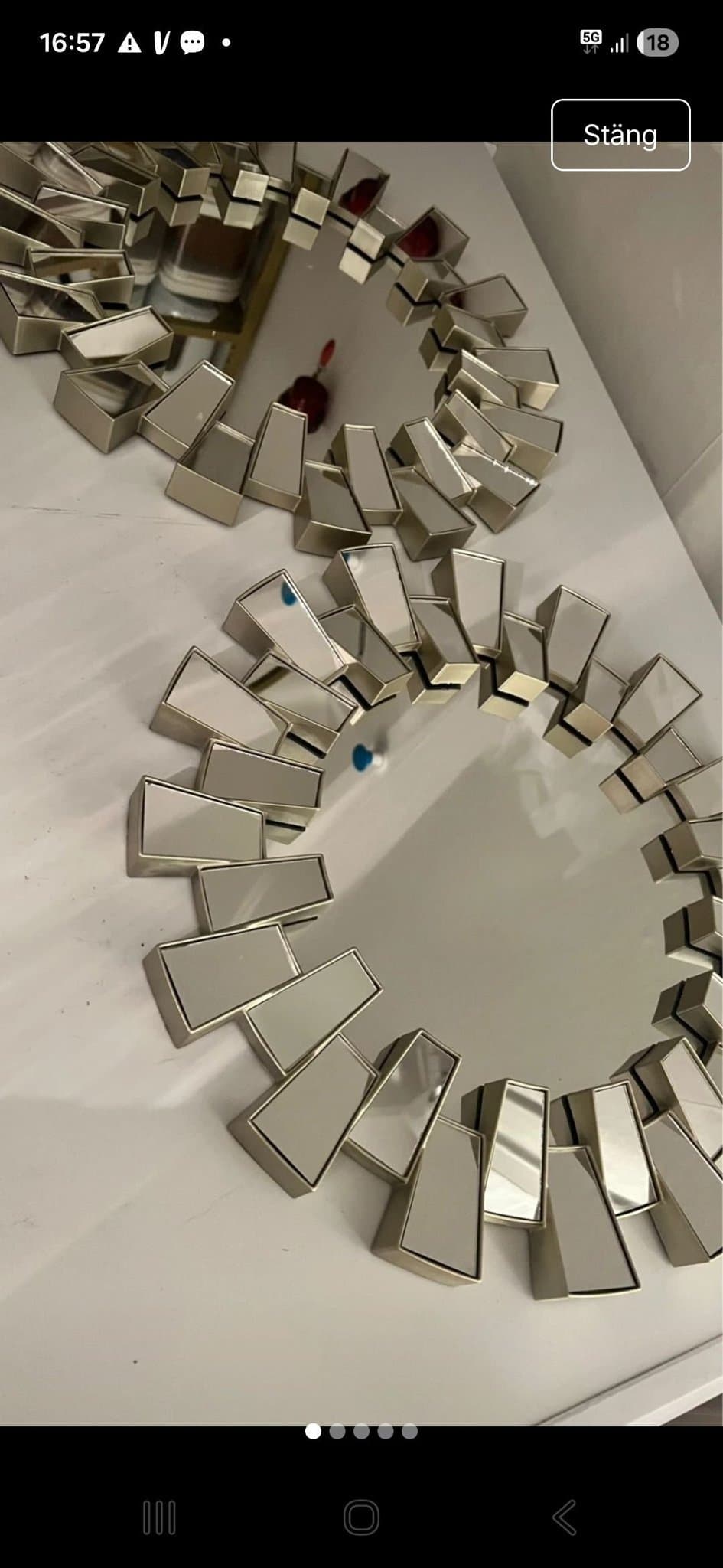 Sol Dekorativ spegel 2 st