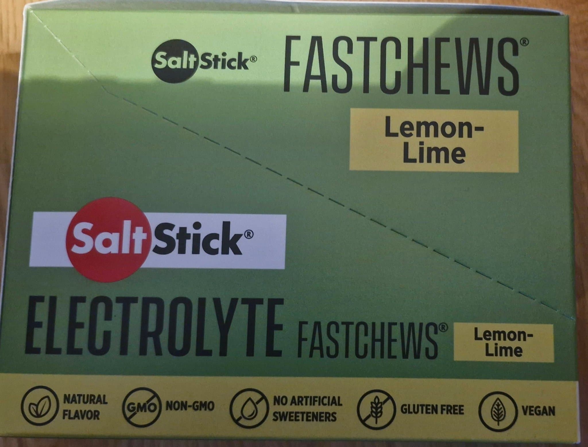SaltStick FastChews Lemon-Lime - Hel låda