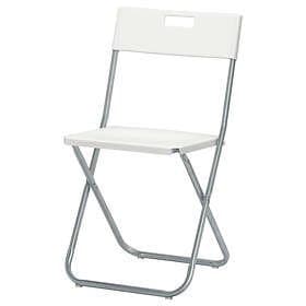 IKEA GUNDE fällstol, vit - 3 stycken