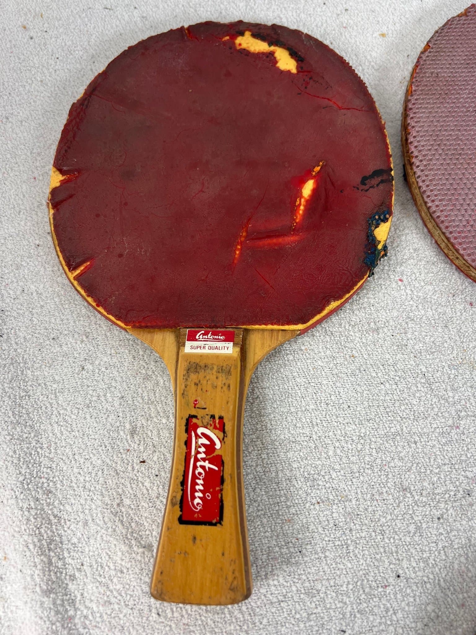 4 begagnade pingisracketar