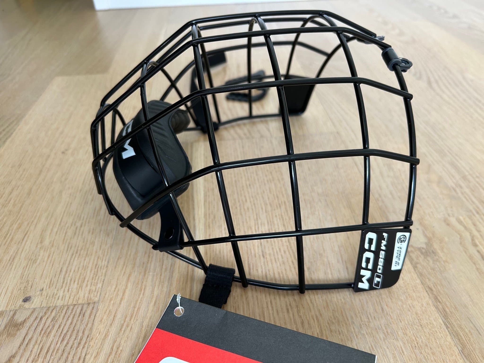 CCM FM580 Hockeygaller, Svart, Storlek L