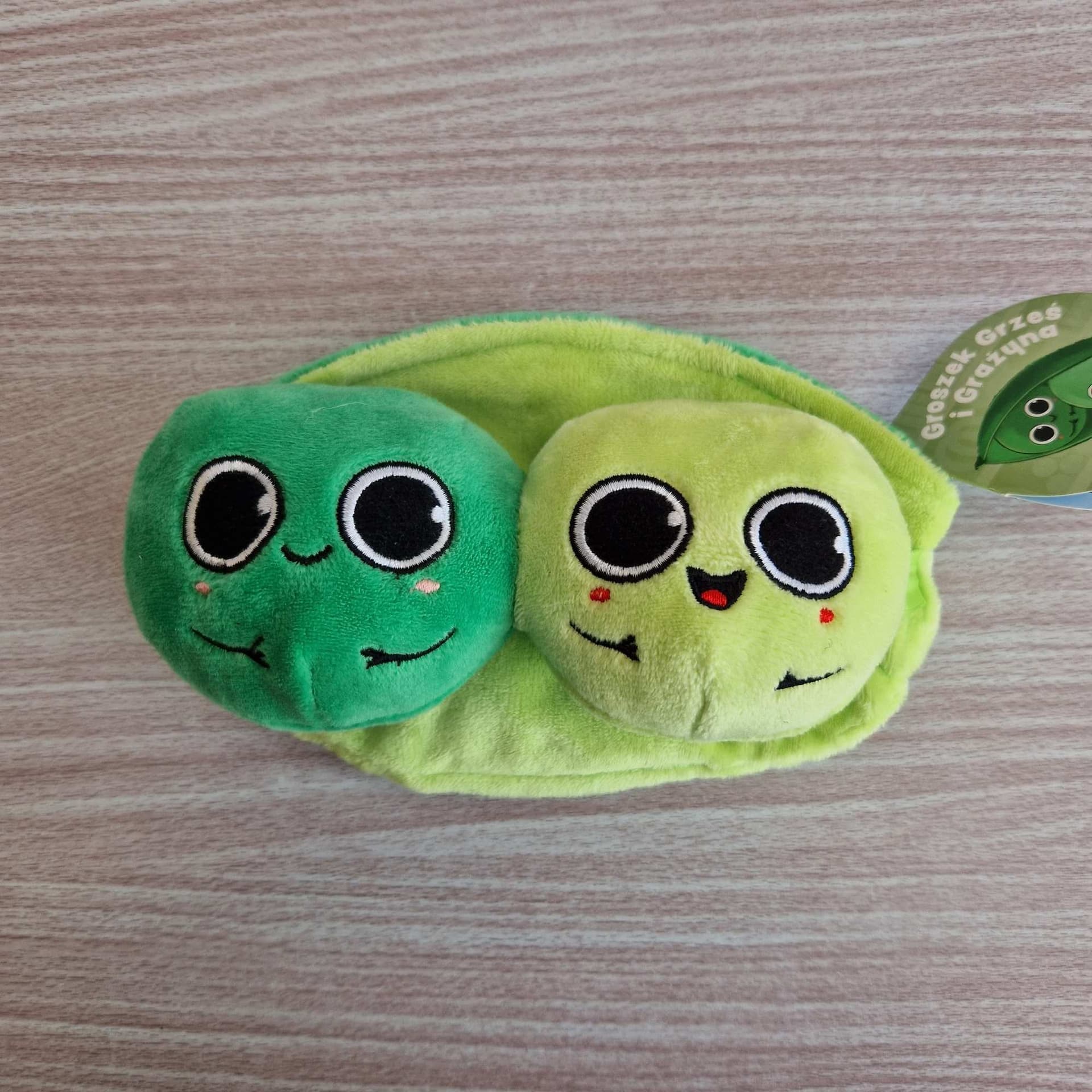 Two Peas In A Pod Plush Groszek Grzes Grazyna Flip 23 cm