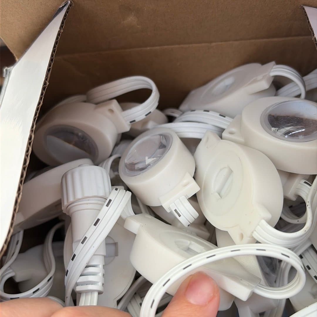 Permanenta Utomhuslampor - 15M, 30 LED-lampor