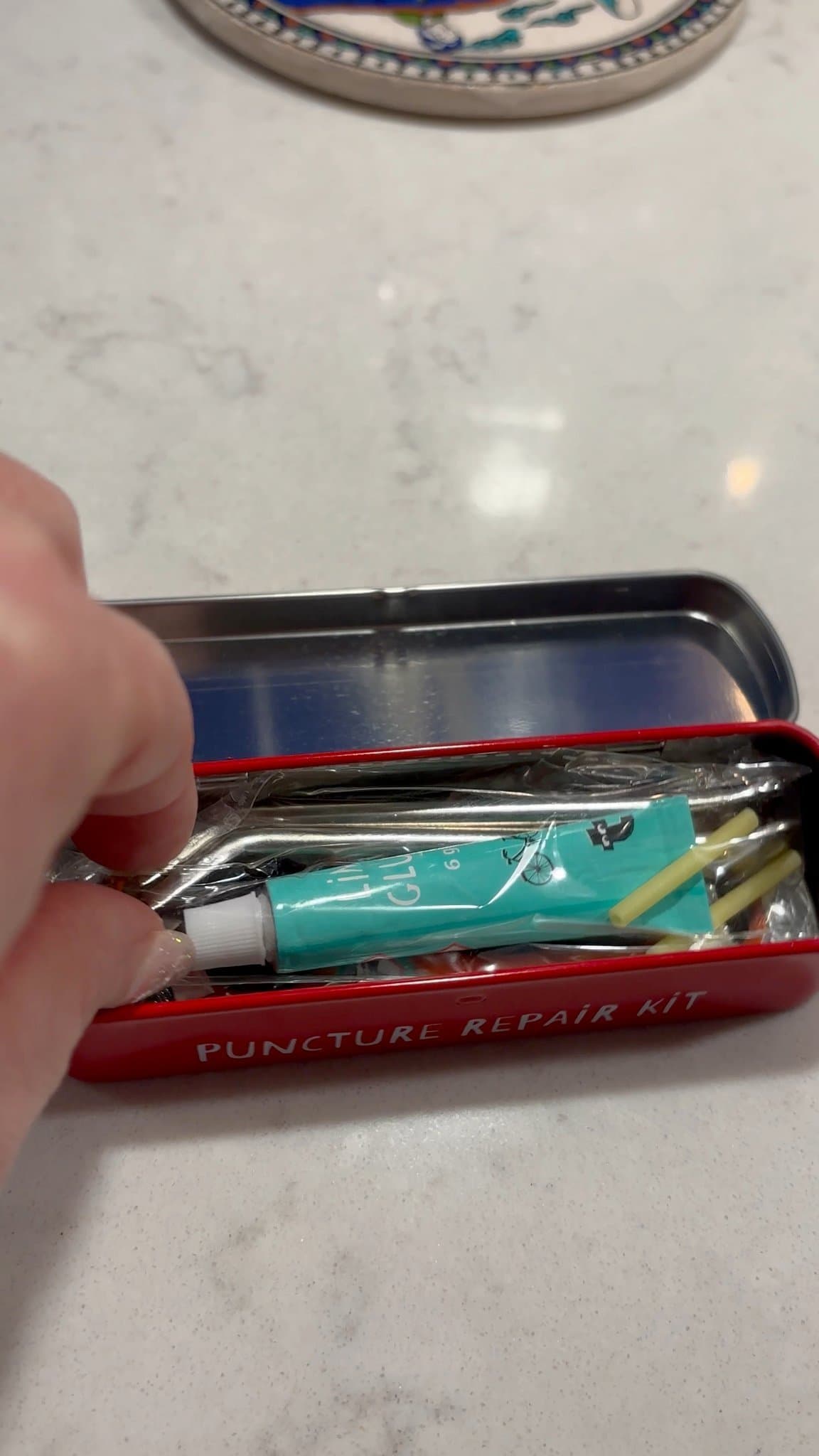 Första hjälpen-kit för cykelreparation Puncture repair kit
