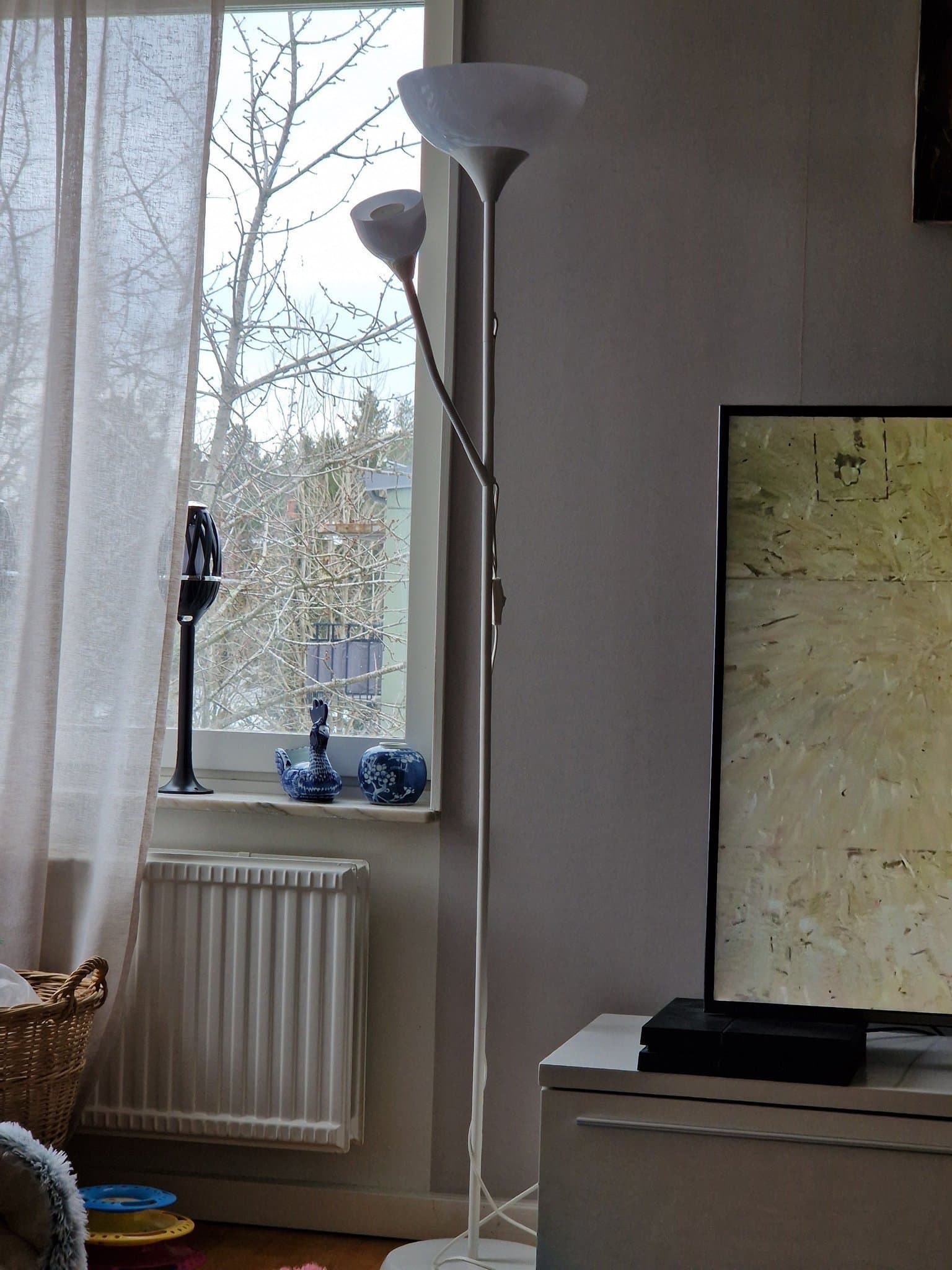 IKEA golvlampa med läslampa