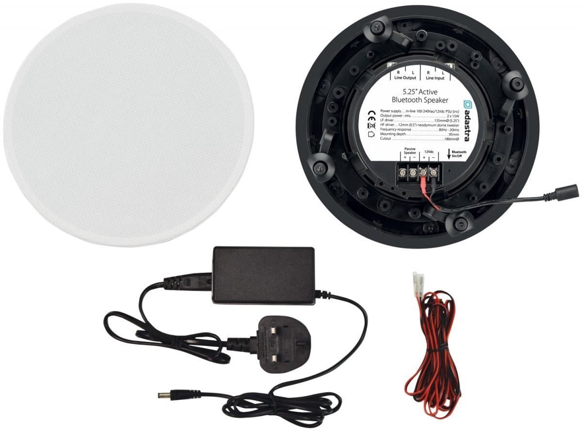 Adastra 5,25" Active Bluetooth Ceiling Speaker Set