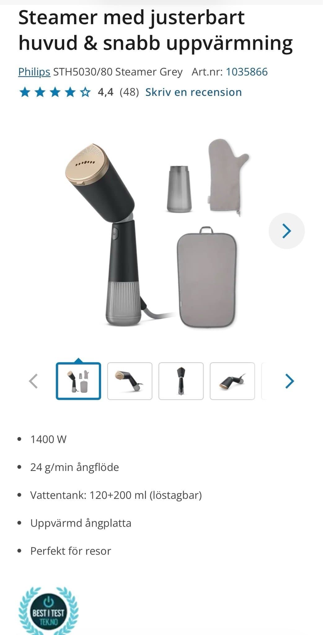 Philips STH5030/80 Steamer Grey