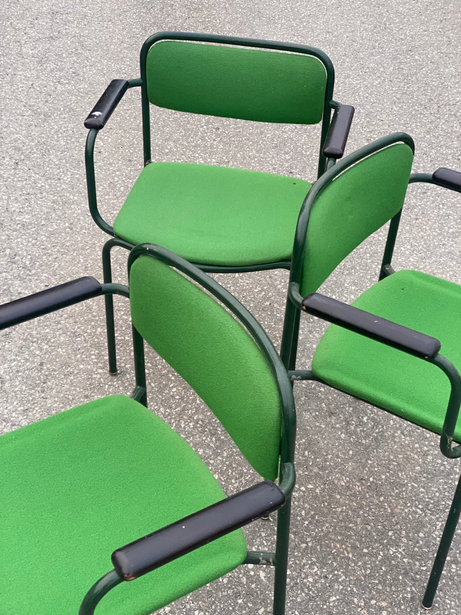 3st Lammhults Vintage Stolar PYRAMID - Retro Stålrör 70-tal